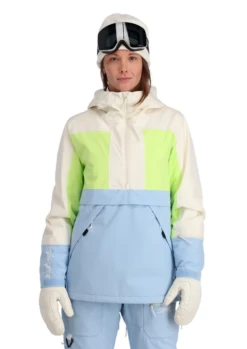 Spyder All Out Anorak Wmns Jacket - Powder Blue High Voltage