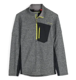 Spyder Bandit Half Zip Top - Black Cactus