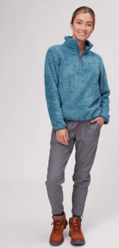 Patagonia Los Gatos Wmns 1/4 Zip - Abalone Blue -Ski Gear Shop blue3 o3tqrsge.x3l
