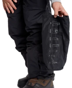 DC Brigade Bib Pant - Black -Ski Gear Shop brigadebibpantblk5 sgmt1dsi.prn