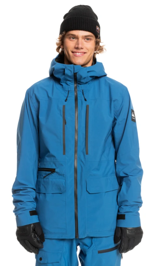 Quiksilver S Carlson Stretch Quest Jacket - Bright Cobalt 1 Quiksilver S Carlson Stretch Quest Jacket - Bright Cobalt