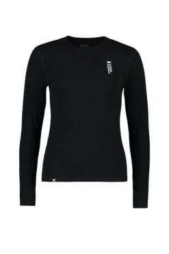 Mons Royale Cascade Merino Flex 200 Wmns LS Crew - Black