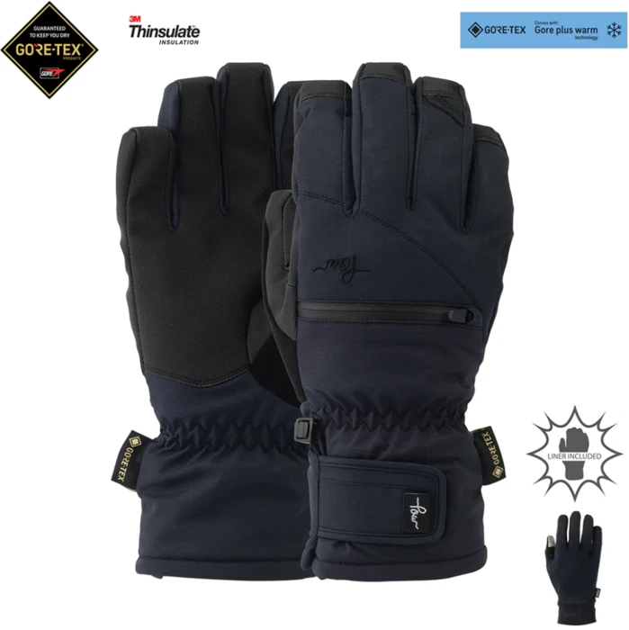 Pow Cascadia GTX Wmns Short Glove + Warm - Black 1 Pow Cascadia GTX Wmns Short Glove + Warm - Black