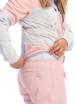 Roxy Chloe Kim Wmns Bib Pant - Mellow Rose -Ski Gear Shop chloekimbibpantmello hi13125k.rrl