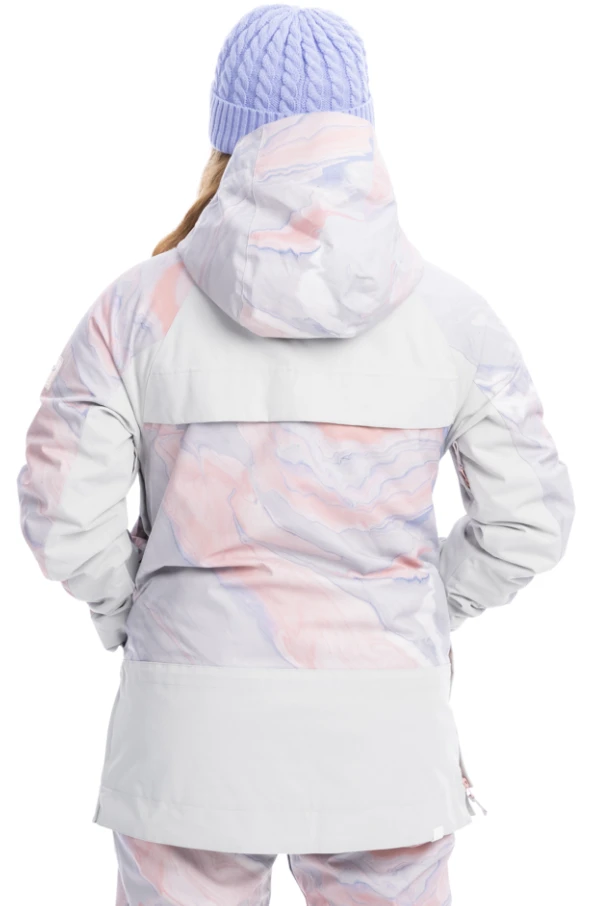 Roxy Chloe Kim Overhead Wmns Jacket - Gray Violet Marble 1 Roxy Chloe Kim Overhead Wmns Jacket - Gray Violet Marble