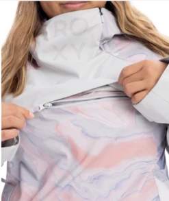 Roxy Chloe Kim Overhead Wmns Jacket - Gray Violet Marble 6 Roxy Chloe Kim Overhead Wmns Jacket - Gray Violet Marble -Ski Gear Shop chloekimoverheadjktg w3uq5gsx.rwj