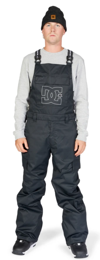 DC Docile Bib Pant - Black 1 DC Docile Bib Pant - Black
