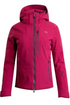 Kjus Evolve Wmns Jacket - Claret Red