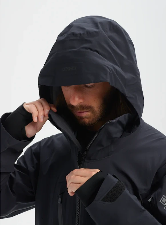 Burton AK Hover Gore-Tex 3L Stretch Jacket - True Black 4 Burton AK Hover Gore-Tex 3L Stretch Jacket - True Black - Image 4