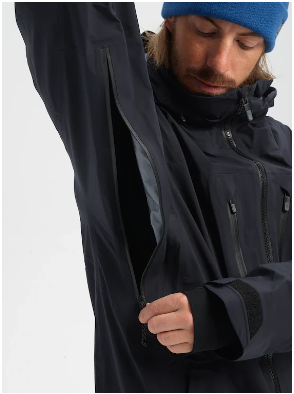 Burton AK Hover Gore-Tex 3L Stretch Jacket - True Black 5 Burton AK Hover Gore-Tex 3L Stretch Jacket - True Black - Image 5