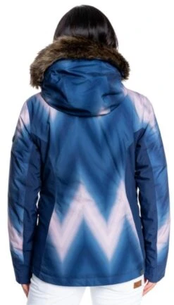 Roxy Jet Ski Premium Wmns Jacket - Medieval Blue Chevron -Ski Gear Shop jetskipremwmnsjktmed hqrxph2t.r4q