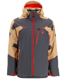 Spyder Leader Jacket - Ebony/Tannin -Ski Gear Shop leaderjacket ebonyta 4cqdmkfc.vt3