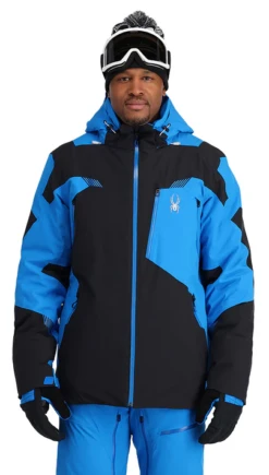 Spyder Leader Jacket - Black/Collegiate