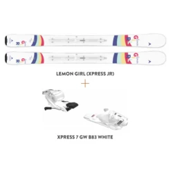 Dynastar Le Mon Kids Ski + Xpress 7 GW Binding 5 Dynastar Le Mon Kids Ski + Xpress 7 GW Binding -Ski Gear Shop lemon fd3abxge.byr