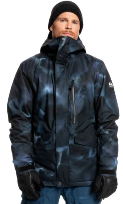 Quiksilver Mission Printed Jacket - Insignia Blue Fragment