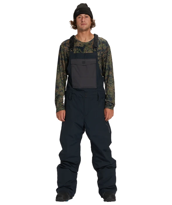 Billabong Outsider Bib Pant - Black 1 Billabong Outsider Bib Pant - Black