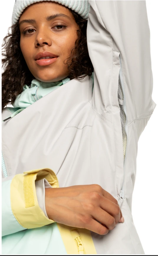 Roxy Ravine Hoodie Wmns Jacket - Gray Violet 3 Roxy Ravine Hoodie Wmns Jacket - Gray Violet - Image 3