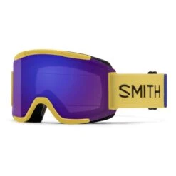 Smith Squad Goggle - Brass Colourblock/ CP ED Violet Mirror + Clear