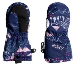 Roxy Snows Up Kids Mitt - Medieval Blue Moontain