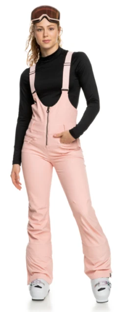 Roxy Summit Wmns Bib Pant - Mellow Rose