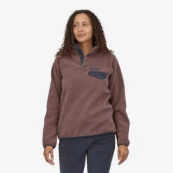 Patagonia Lightweight Synchilla Snap-T Wmns Pullover -Dusky Brown
