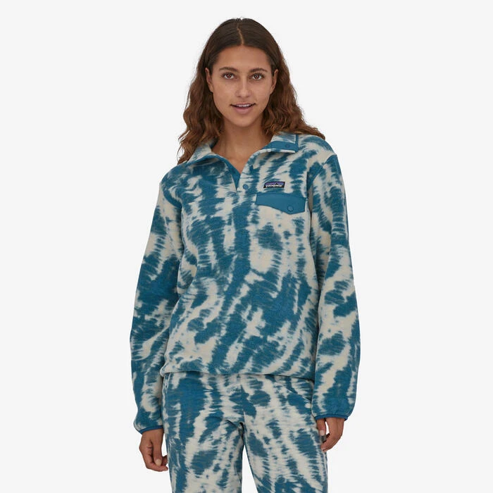 Patagonia Lightweight Synchilla Snap-T Wmns Pullover -Wavy Blue 2 Patagonia Lightweight Synchilla Snap-T Wmns Pullover -Wavy Blue - Image 2