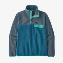 Patagonia Lightweight Synchilla Snap-T Pullover - Wavy Blue