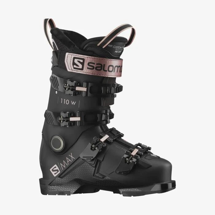 Salomon S/Max 110 GW Wmns Ski Boot - Black Pink Belluga 1 Salomon S/Max 110 GW Wmns Ski Boot - Black Pink Belluga