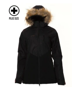 XTM Ayla Plus Wmns Jacket - Black/Shiraz
